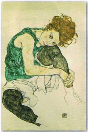エゴン シーレ Egon Schiele 座る女／エゴン シーレ Egon Schiele 座る女
