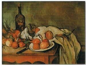 ポール セザンヌ Paul Cezanne 玉ねぎのある静物 ポール セザンヌ Paul Cezanne 玉ねぎのある静物